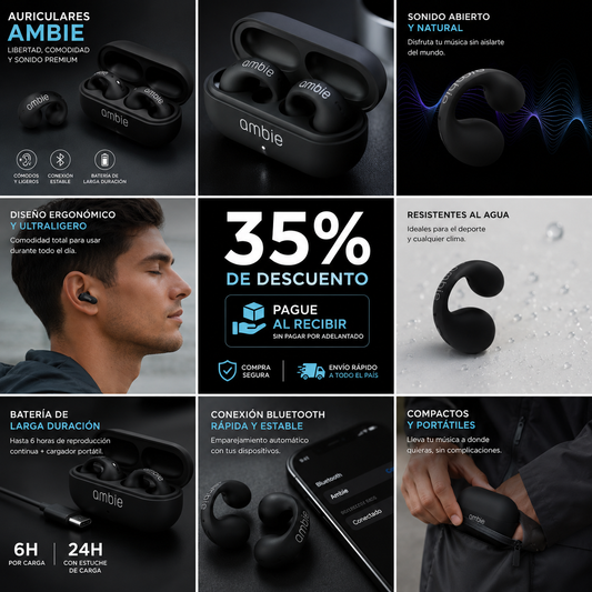 Auriculares Bluetooth pendiente Ambi